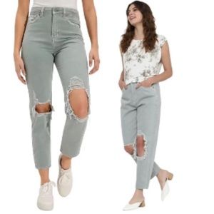 Sage green American Eagle jeans size 4
